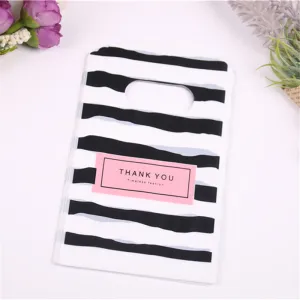Striped Packaging Bags