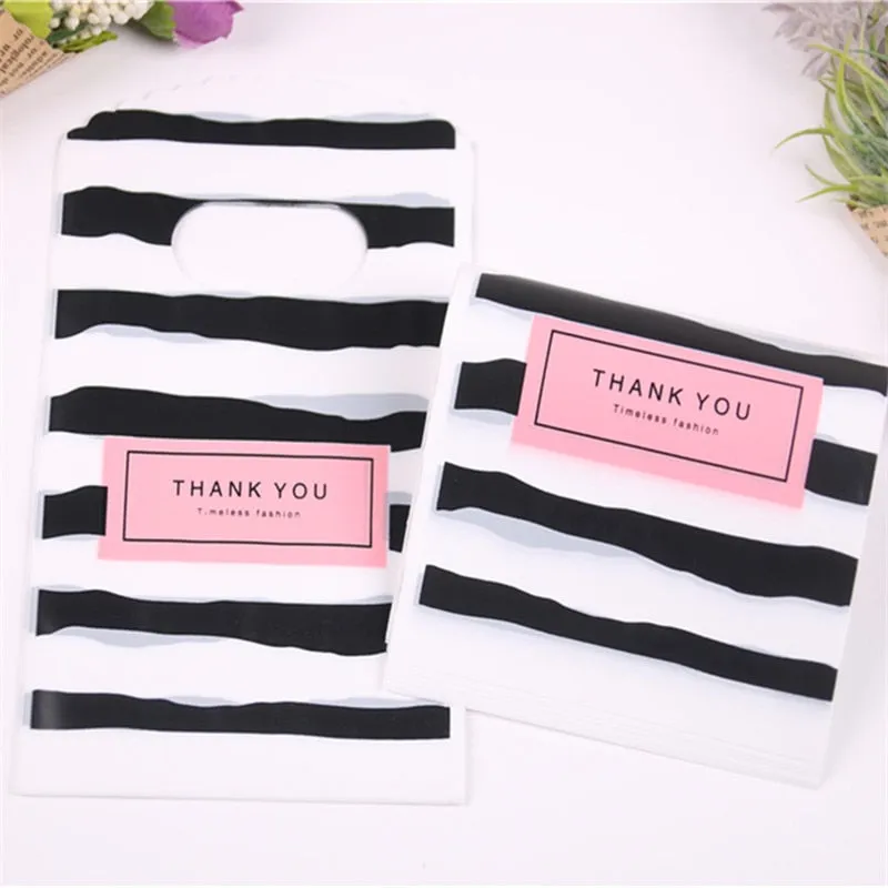 Striped Packaging Bags