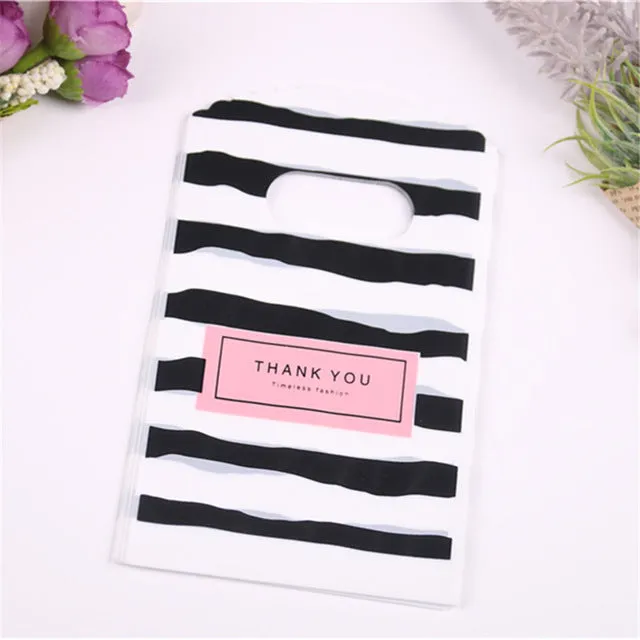 Striped Packaging Bags