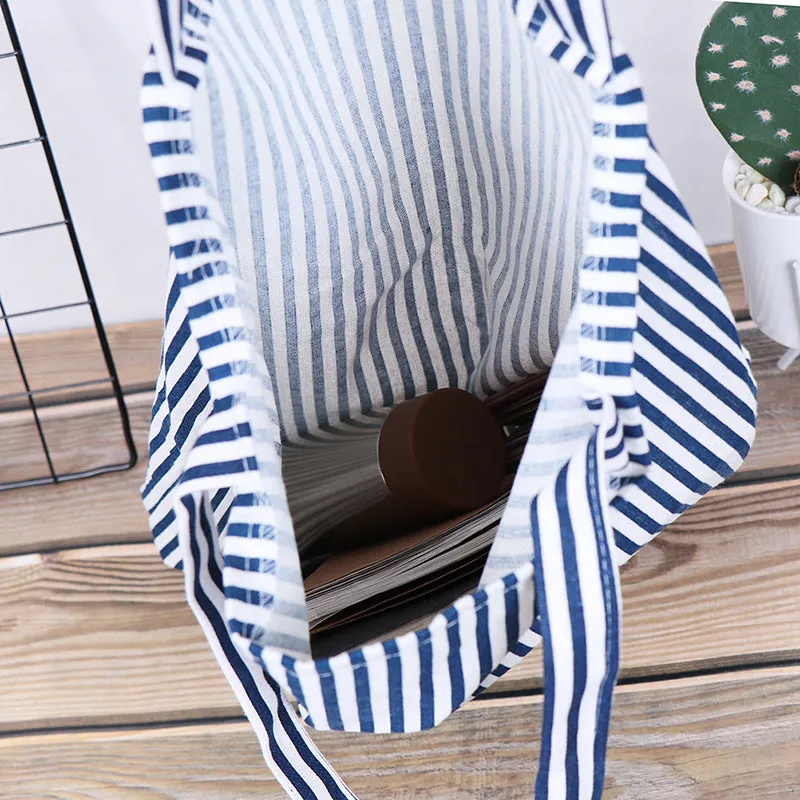 Striped Tote Bag