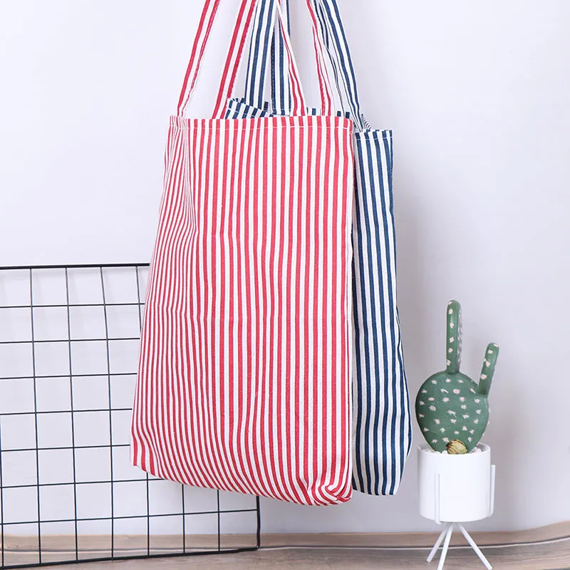 Striped Tote Bag