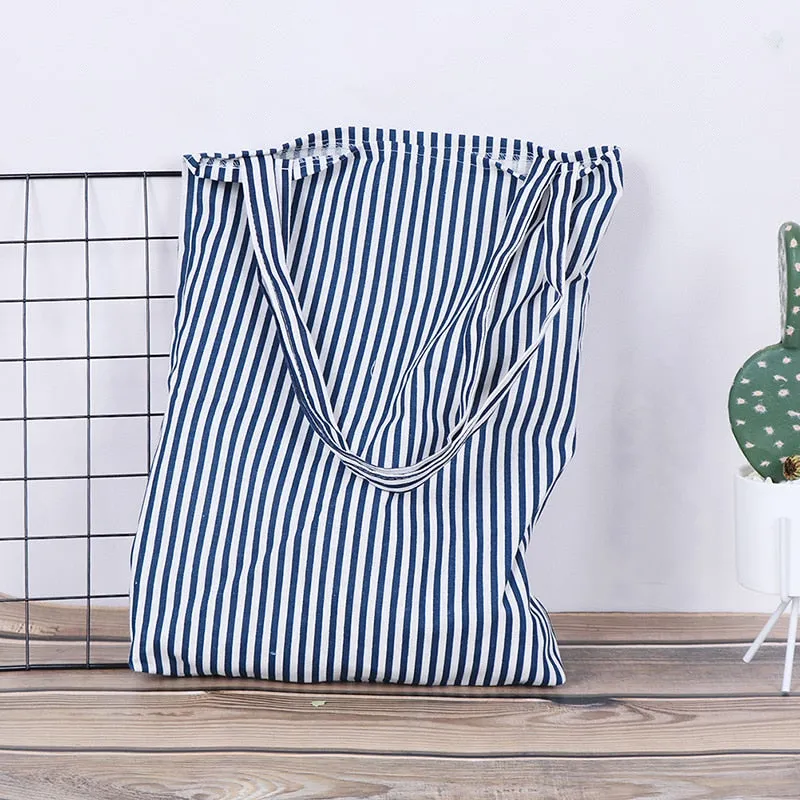 Striped Tote Bag