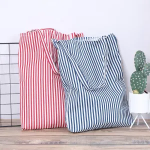 Striped Tote Bag
