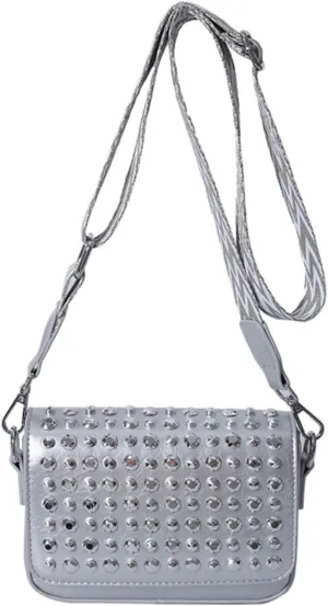 Studded Purse Studded Crossbody Purses for Women Vegan Leather Bag Studded Bag Y2k Purse Gothic Bag