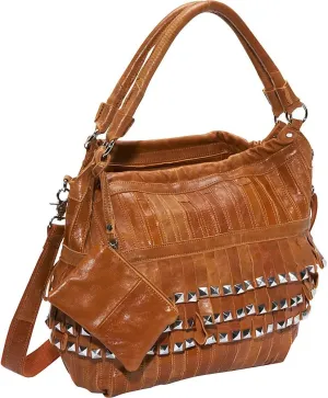 Studded Tutu Leather Handbag