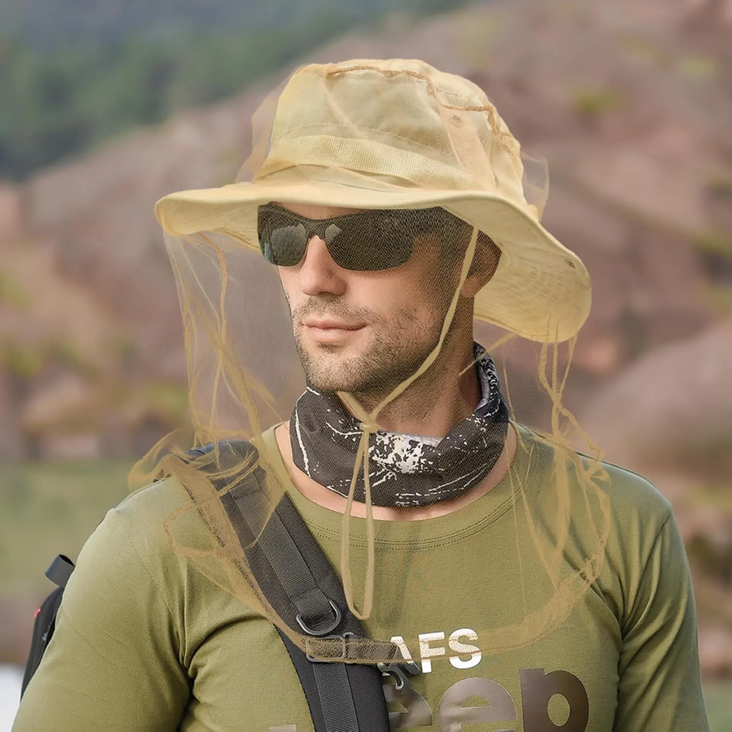 Sun Hats for Men Women Boonie Hat UPF 50  Bucket Hat Wide Brim UV Protection Fishing Hiking Safari Outdoor Hats