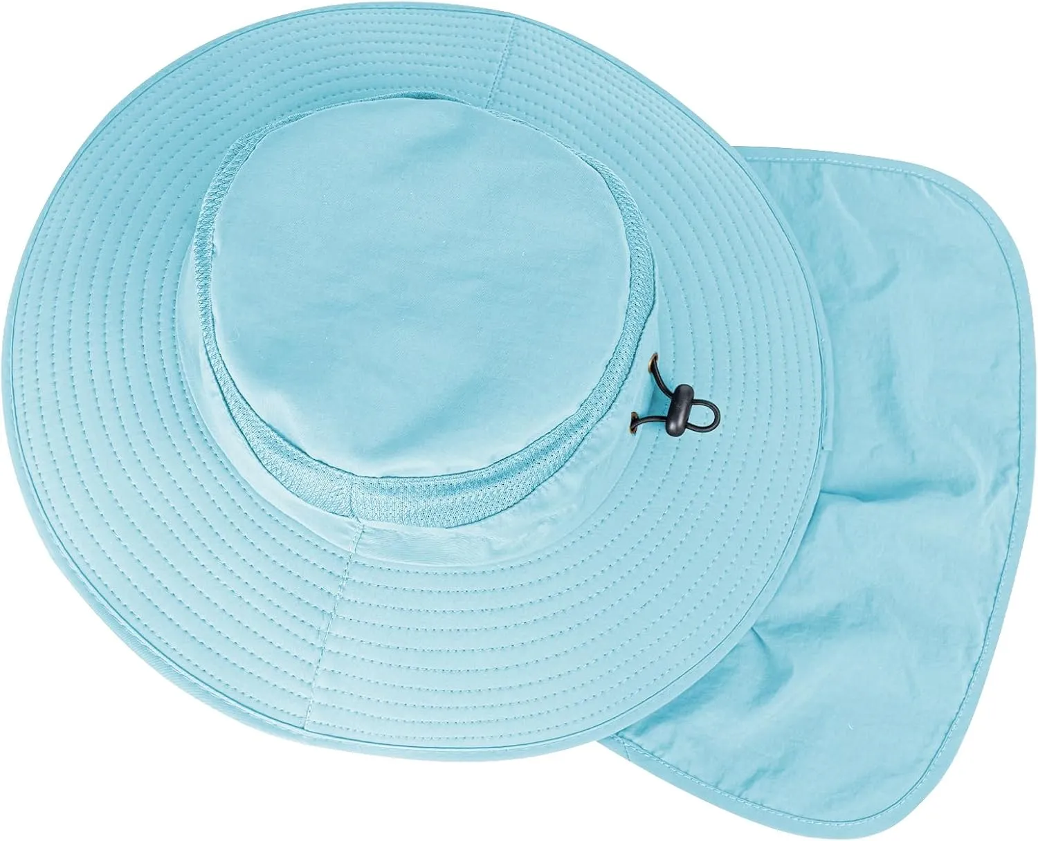 Sun Hats for Men Women Fishing Hat UPF 50  Breathable Wide Brim Bucket Hats Summer UV Protection Safari Hat with Neck Flap