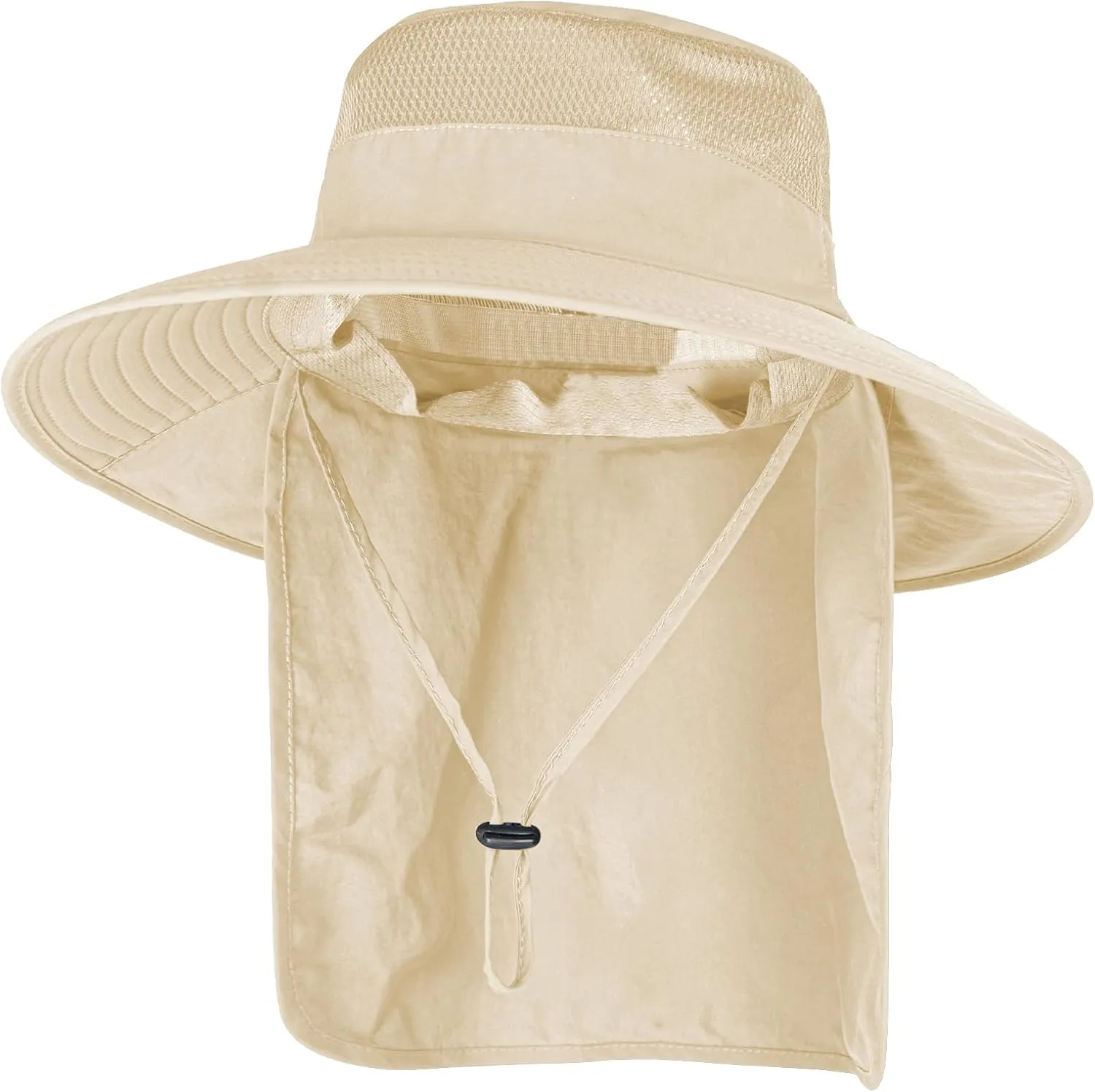 Sun Hats for Men Women Fishing Hat UPF 50  Breathable Wide Brim Bucket Hats Summer UV Protection Safari Hat with Neck Flap
