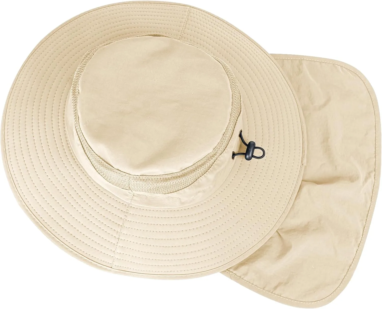 Sun Hats for Men Women Fishing Hat UPF 50  Breathable Wide Brim Bucket Hats Summer UV Protection Safari Hat with Neck Flap