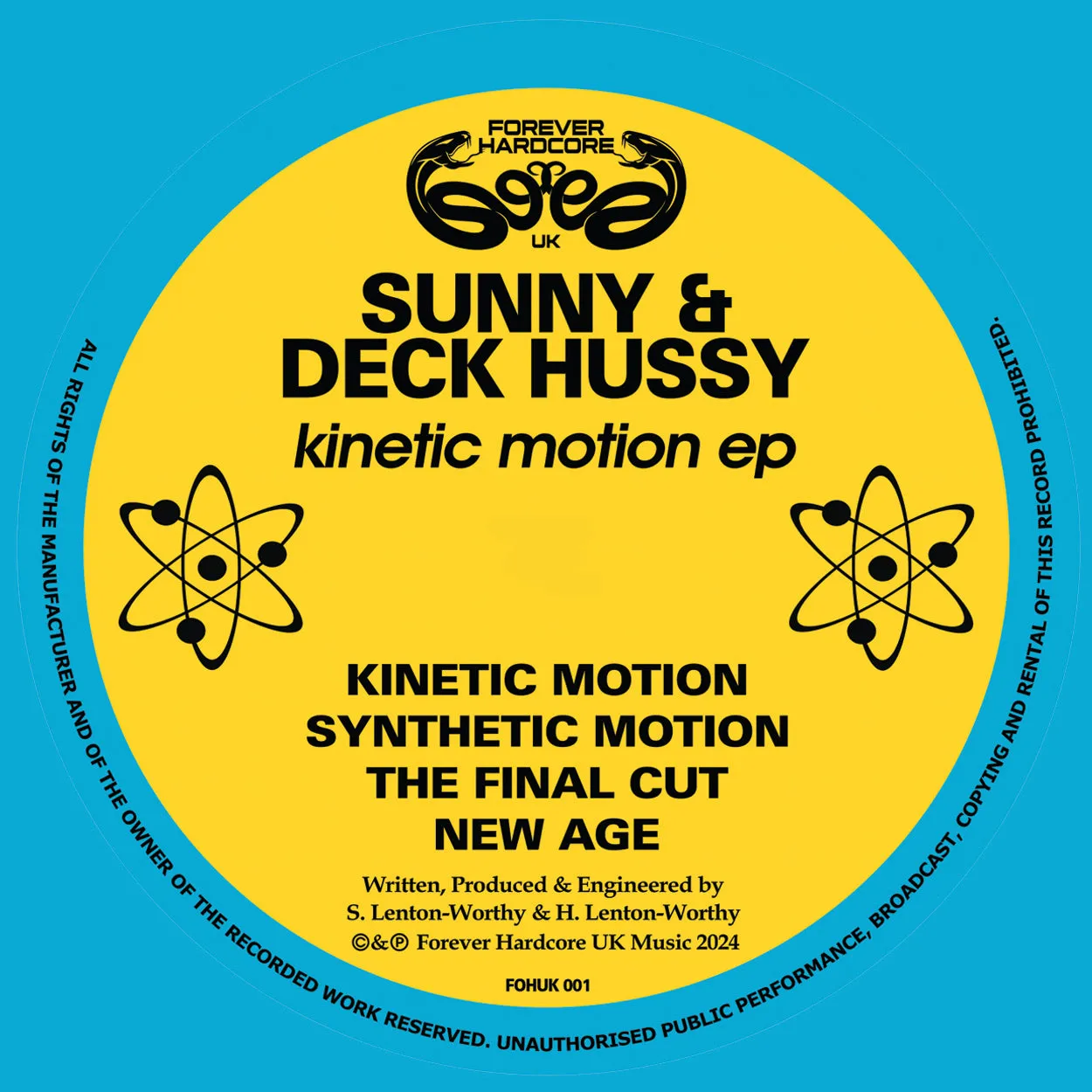 Sunny & Deck Hussy - Kinetic Motion EP