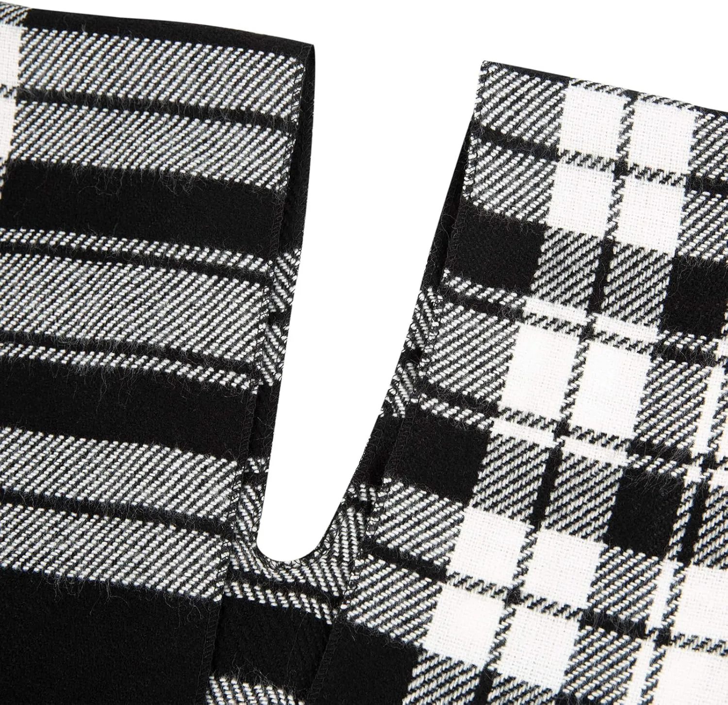 Surblue Elegant Shawl Scarf Classic Plaid Open Front Oversized Soft for Women