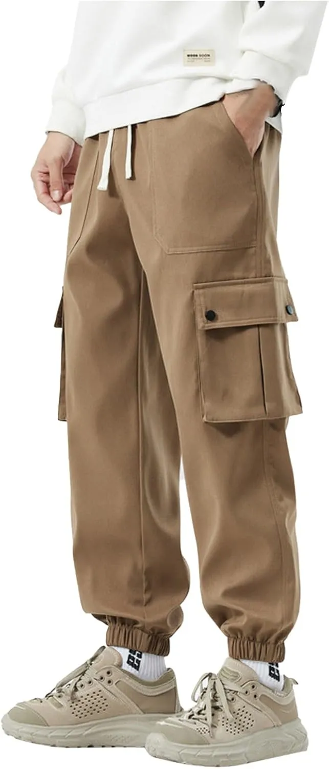 SUWBMHWE Japanese Streetwear Men Baggy Pants Long Mens Shorts Lightly Fitted Design Bohemian Cotton Toji Linen Hip Hop Hippi