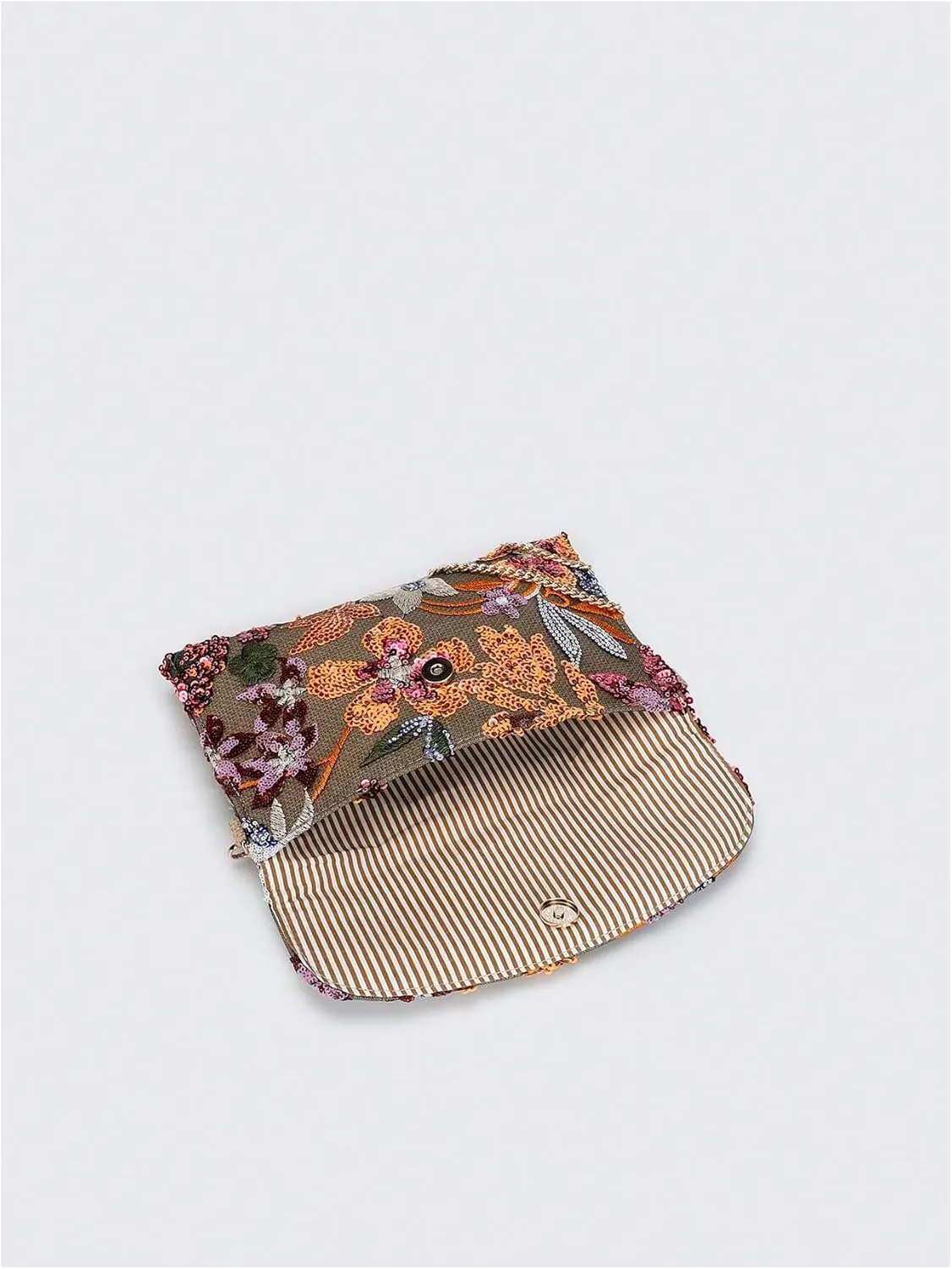 SweatyRocks Women's Sequin Floral Crossbody Purses Chain Flap Elegant Evening Bags