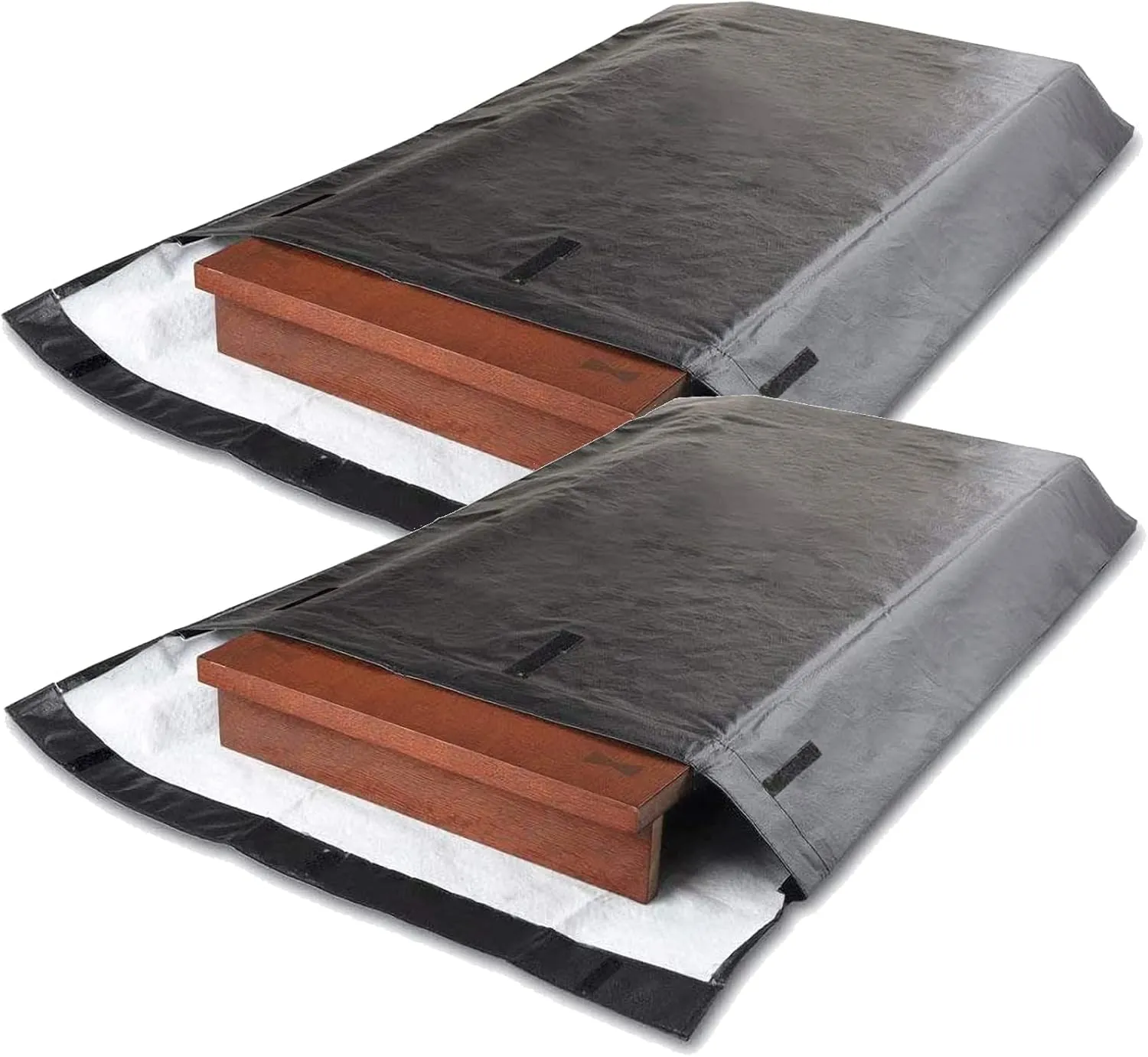 Table Leaf Storage Bag Padded 2 Pack, Heavy Duty Dining Table Leaf Bag, 51'' x 28'' Thick Flannel Backing Dining Table Cover Protector, Scratch Resistant, Fit 50''x 26'' Table Leaves