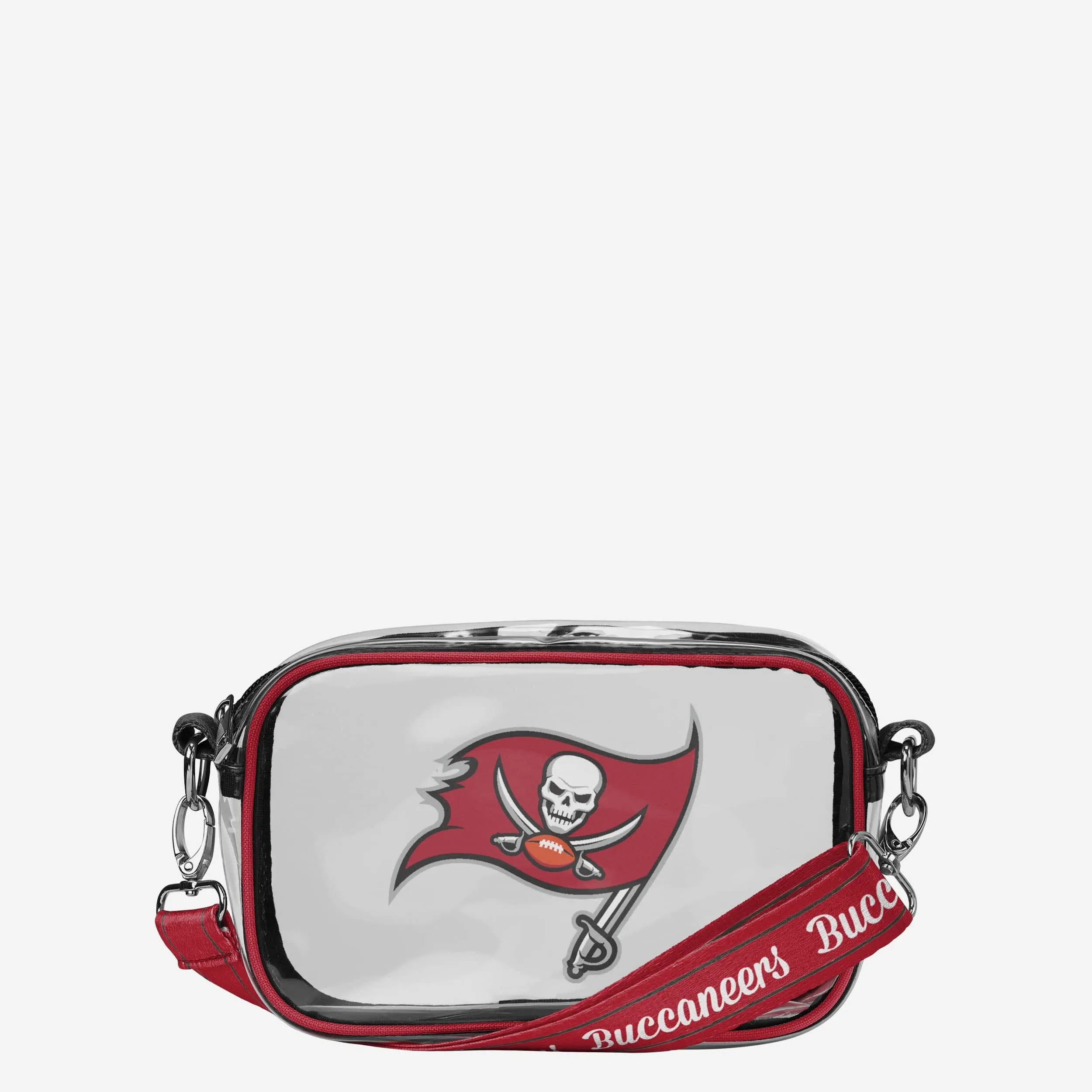 Tampa Bay Buccaneers Team Stripe Clear Crossbody Bag