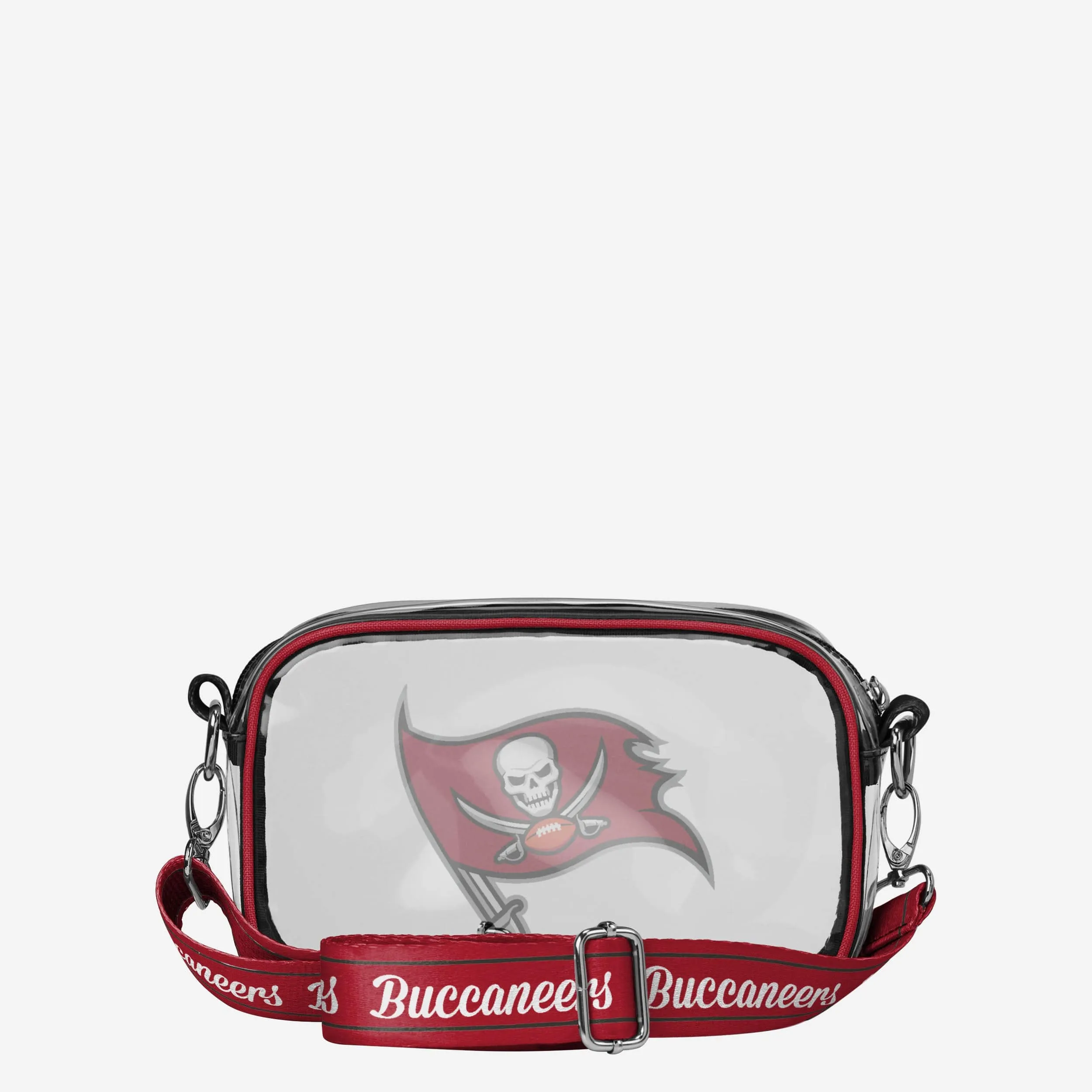 Tampa Bay Buccaneers Team Stripe Clear Crossbody Bag