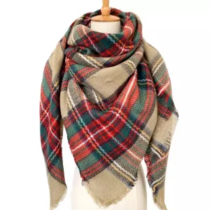 Tartan Plaid Blanket Scarf
