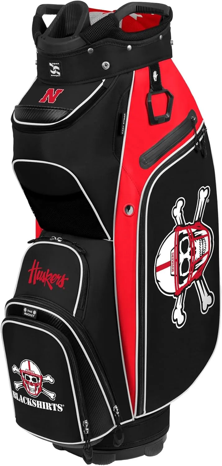 Team Effort Bucket III Cooler Cart Bag Limited Edition NCAA Nebraska Cornhuskers