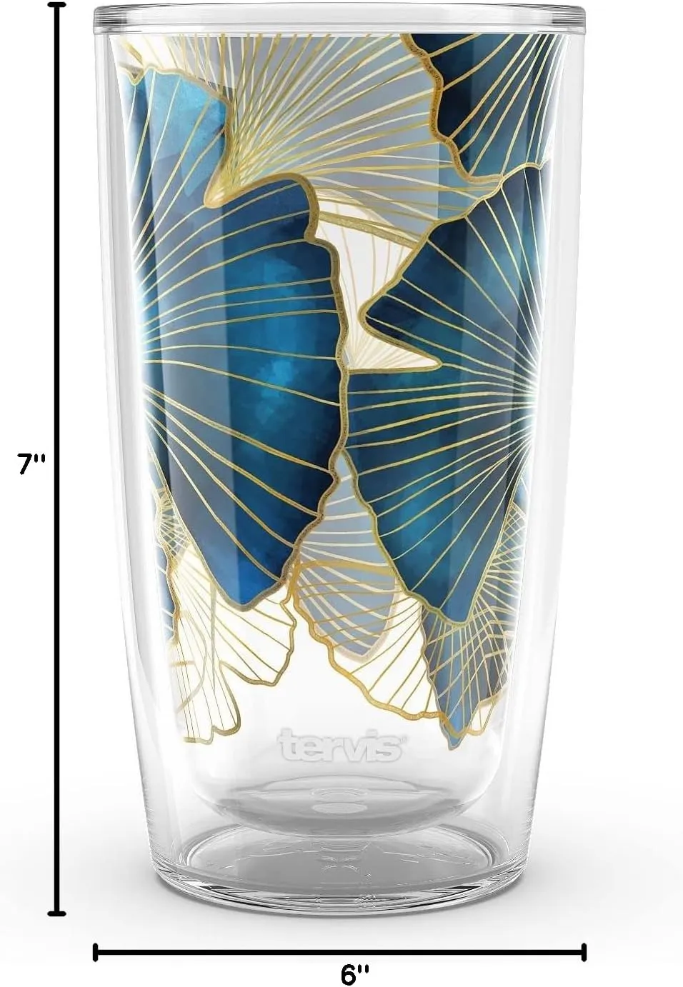 Tervis Autumn Gold Collection Made in USA Double Walled Insulated Tumbler Travel Cup Keeps Drinks Cold & Hot, 16oz - 4pk, Asst
