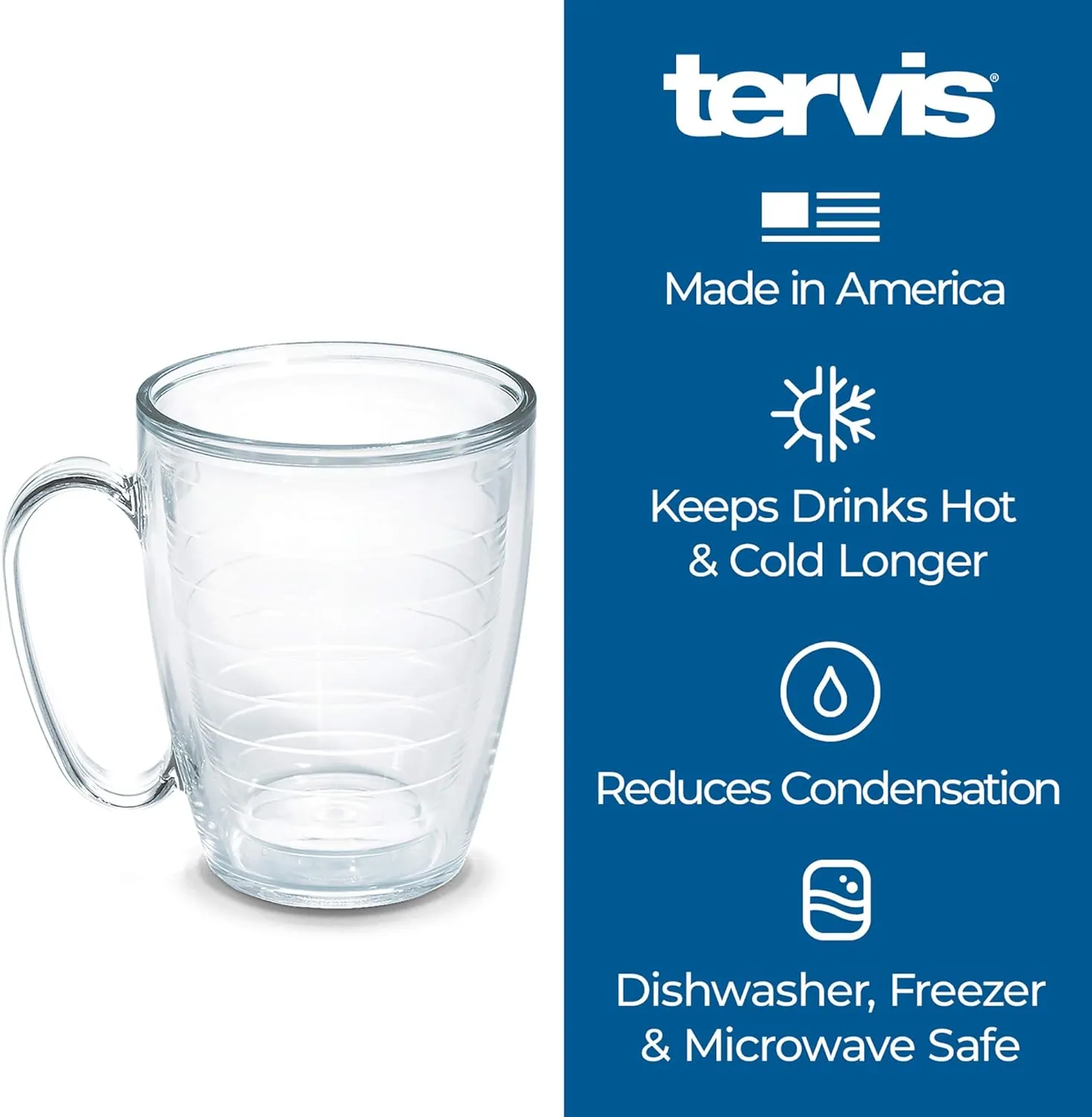 Tervis Coca-Cola-Diet Coke Insulated Tumbler with Emblem, 16 oz, Clear
