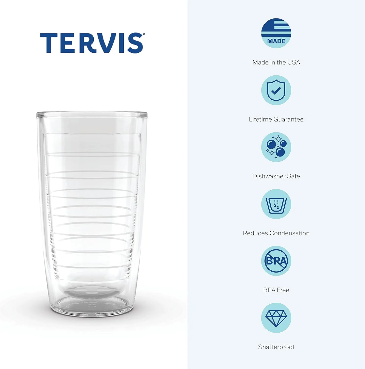 Tervis Coke Diet Tumbler, 16-Ounce, Unlidded, 16oz