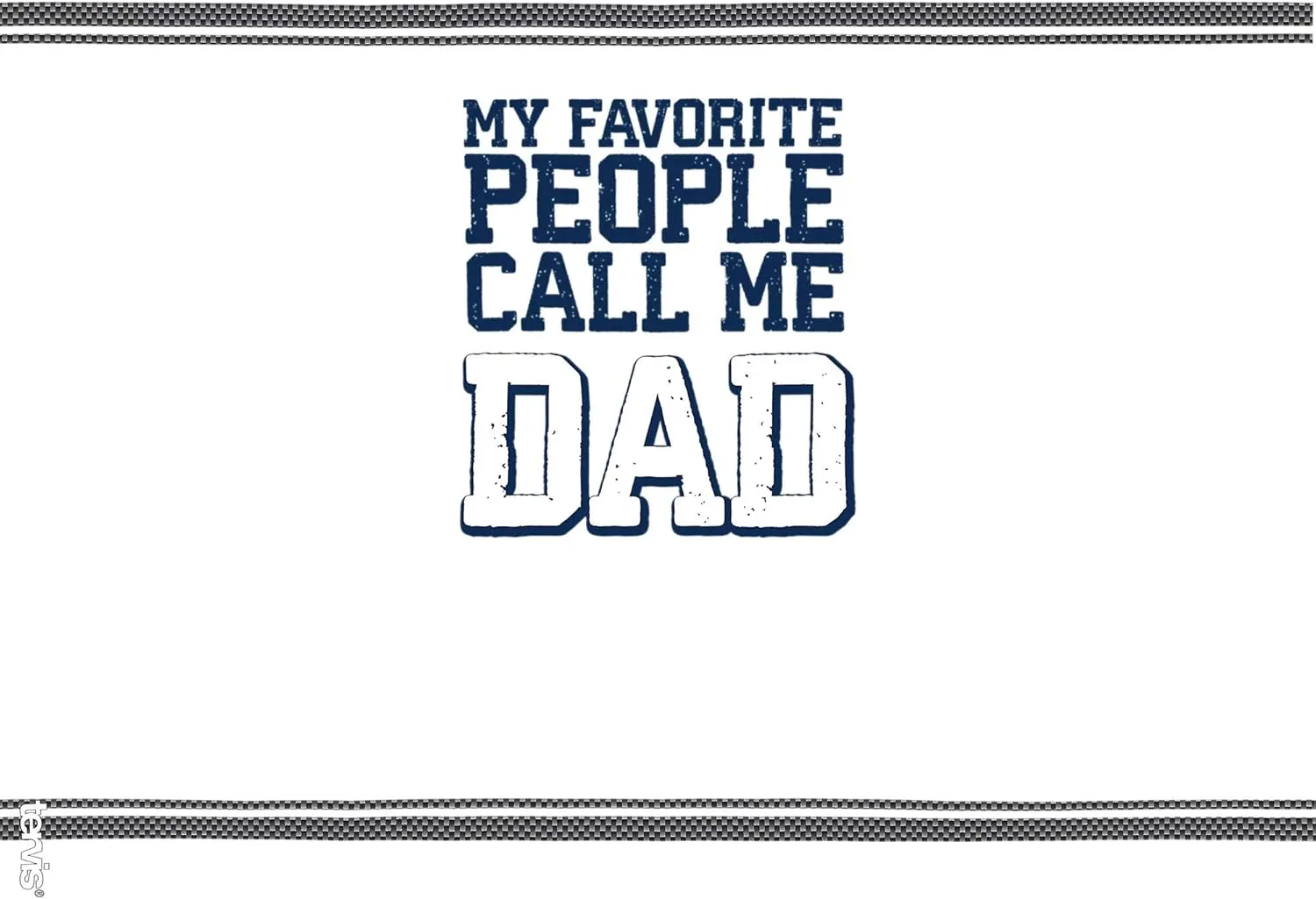 Tervis Dad Favorite Insulated Tumbler with Wrap and Lid, Clear - Tritan