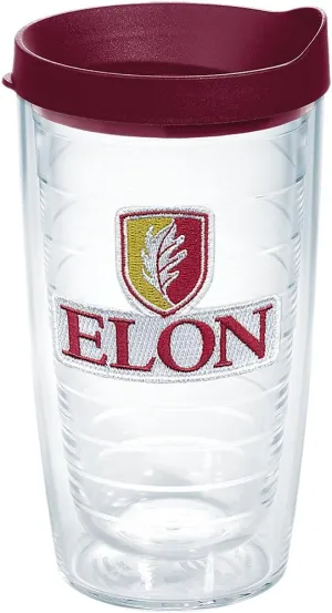 Tervis Elon University Phoenix Made in USA Double Walled Insulated Tumbler, 16 oz, Primary Logo