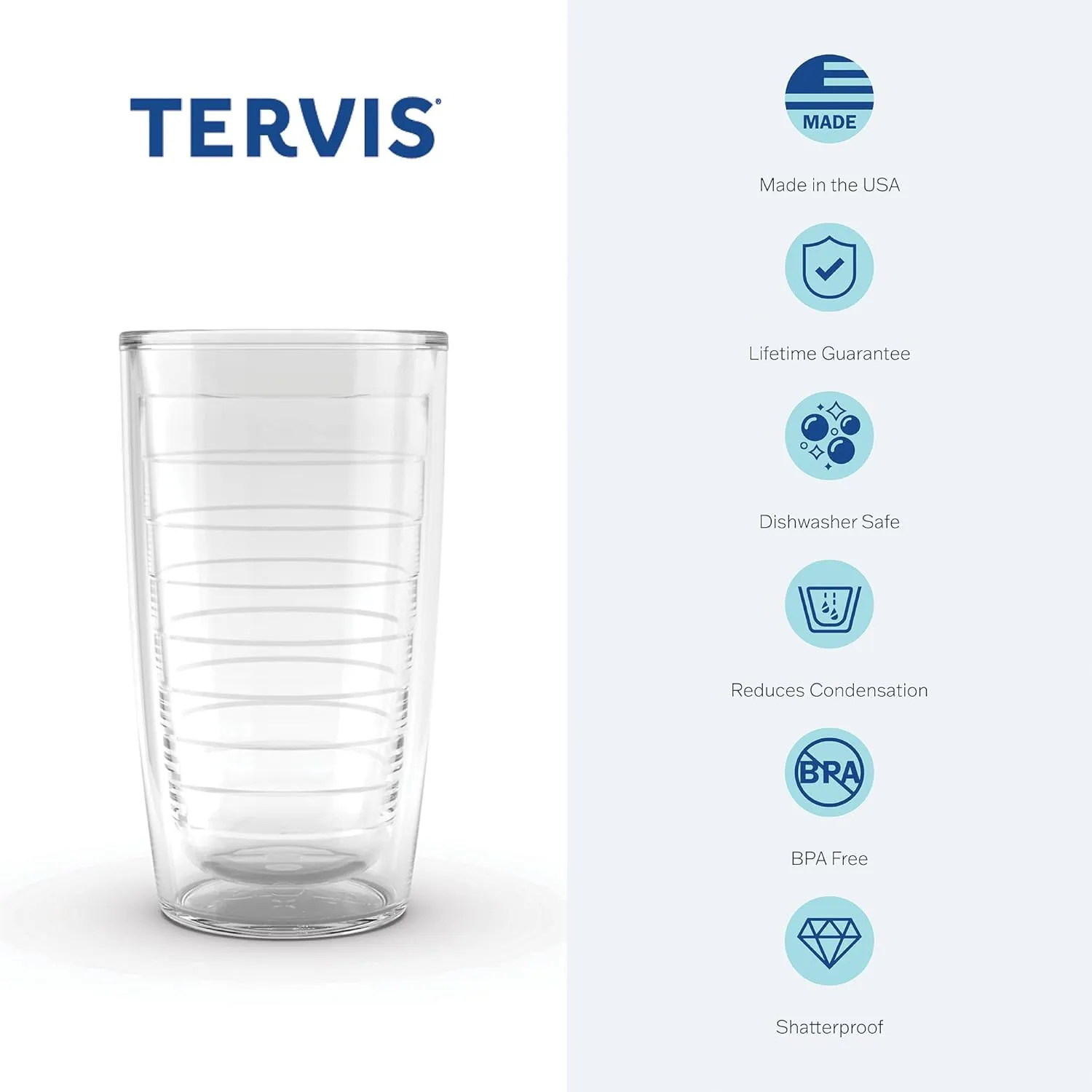 Tervis Elon University Phoenix Made in USA Double Walled Insulated Tumbler, 16 oz, Primary Logo