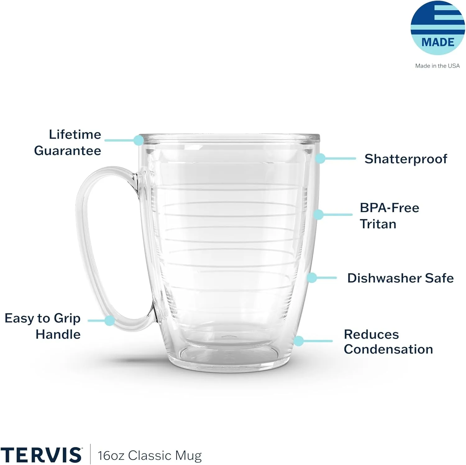 Tervis Fiesta Meadow Floral Made in USA Double Walled Insulated Tumbler Cup Keeps Drinks Cold & Hot, 16oz Mug, Classic Unlidded