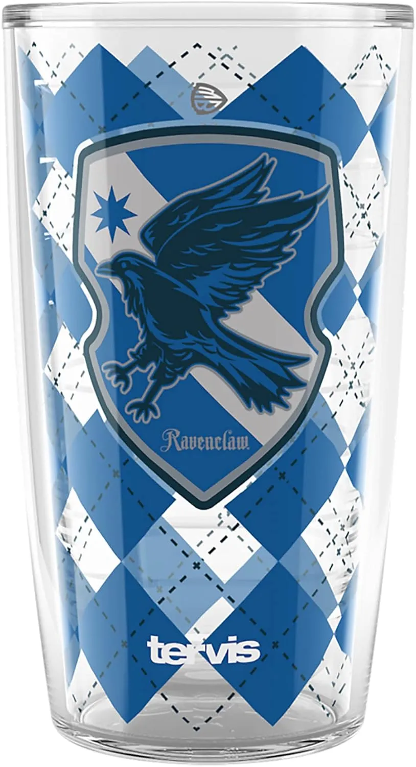 Tervis Harry Potter House Rules Made in USA Double Walled Insulated Tumbler Travel Cup Keeps Drinks Cold & Hot, 16oz - 4pk, Assorted