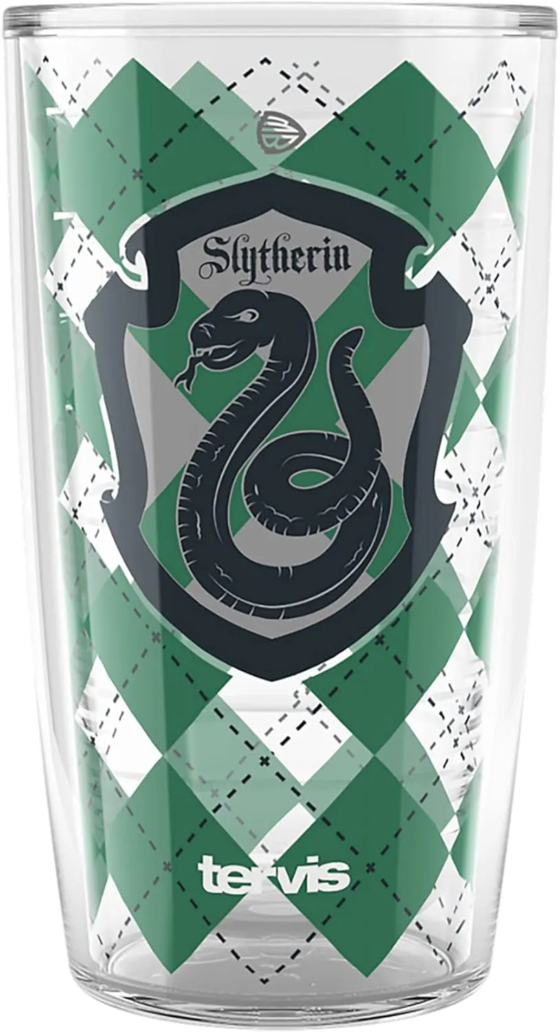 Tervis Harry Potter House Rules Made in USA Double Walled Insulated Tumbler Travel Cup Keeps Drinks Cold & Hot, 16oz - 4pk, Assorted