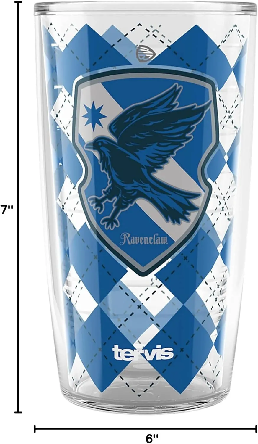 Tervis Harry Potter House Rules Made in USA Double Walled Insulated Tumbler Travel Cup Keeps Drinks Cold & Hot, 16oz - 4pk, Assorted