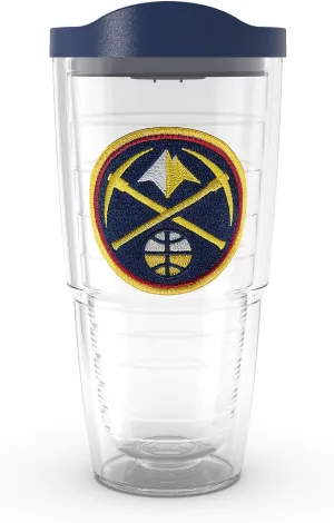 Tervis Made in USA Double Walled NBA Denver Nuggets Insulated Tumbler Cup Keeps Drinks Cold & Hot, 24oz, Primary Logo
