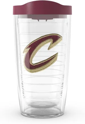 Tervis NBA Cleveland Cavaliers - Primary Logo Made in USA Double Walled Insulated Tumbler Travel Cup Keeps Drinks Cold & Hot, 16oz, Classic