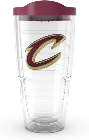 Tervis NBA Cleveland Cavaliers - Primary Logo Made in USA Double Walled Insulated Tumbler Travel Cup Keeps Drinks Cold & Hot, 24oz, Classic