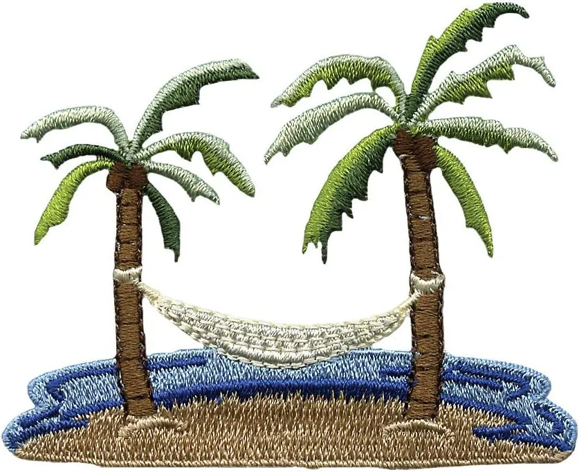 Tervis Palm Tree & Hammock Scene Made in USA Double Walled Insulated Tumbler Cup Keeps Drinks Cold & Hot, 16oz - 4pk, Unlidded