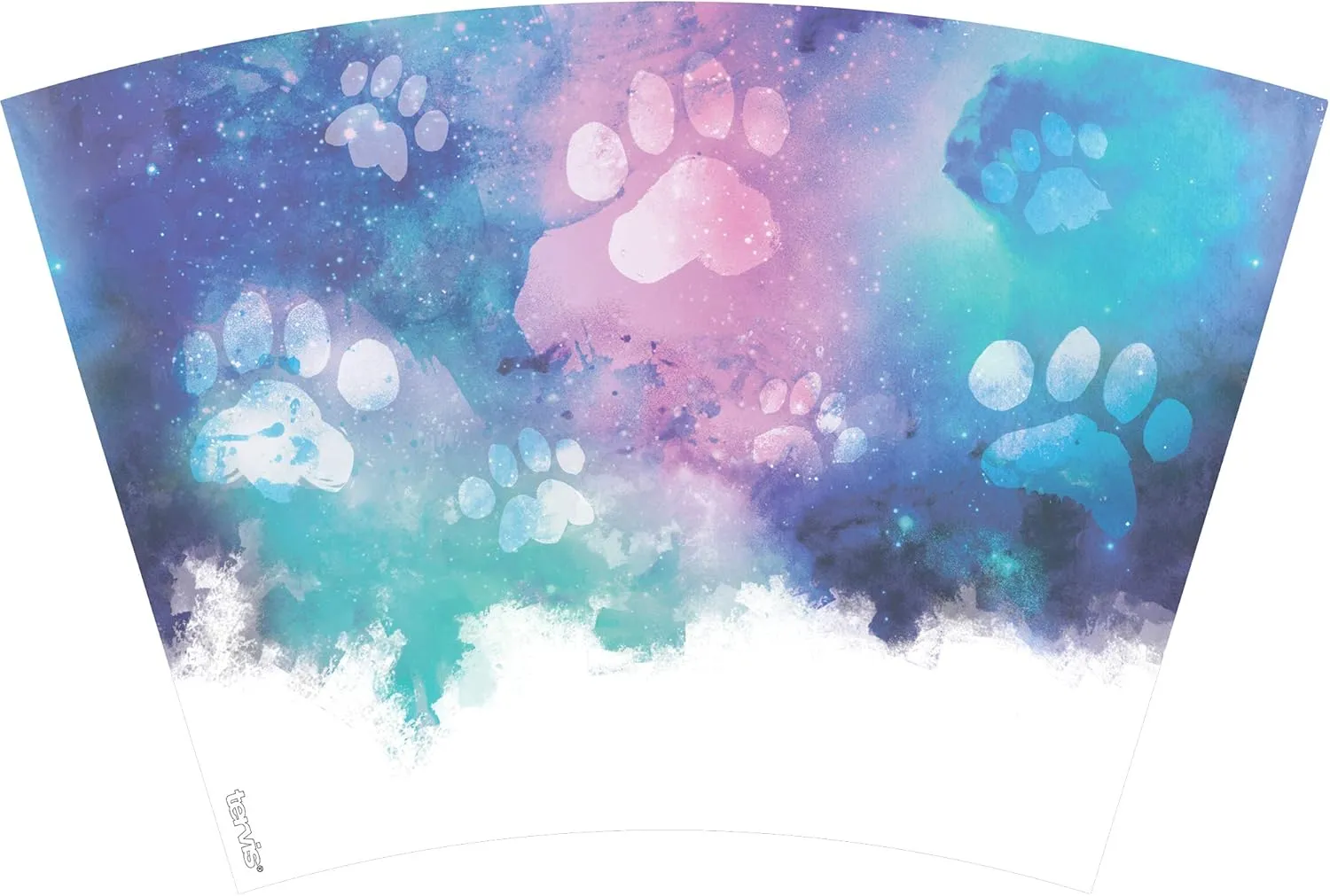 Tervis Paw Prints Made in USA Double Walled Insulated Tumbler Travel Cup Keeps Drinks Cold & Hot, 24oz, Classic