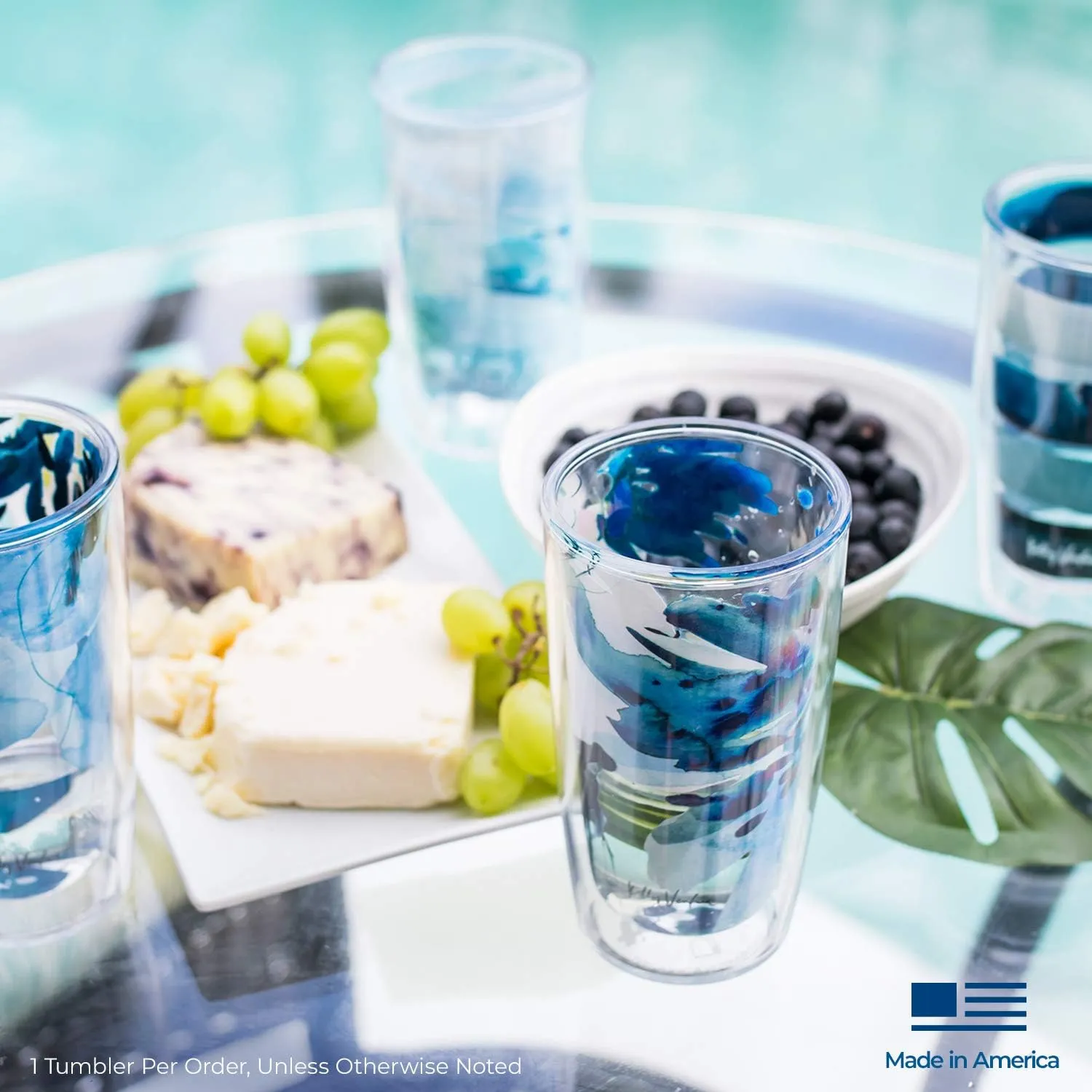 Tervis Recycled Made in USA Double Walled Insulated Tumbler Travel Cup Keeps Drinks Cold & Hot, 16oz - 4pk, Assorted Nature