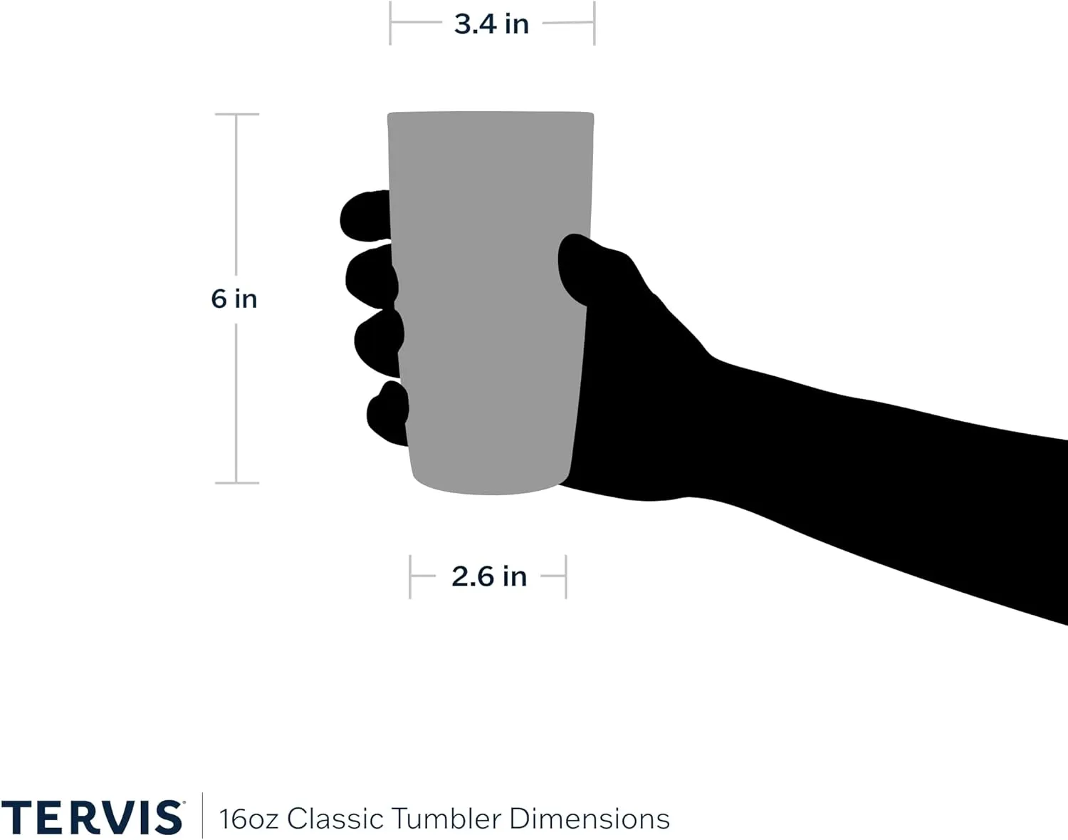 Tervis South Carolina Flag Made in USA Double Walled Insulated Tumbler Travel Cup Keeps Drinks Cold & Hot, 16oz 4pk - No Lid, Navy and White