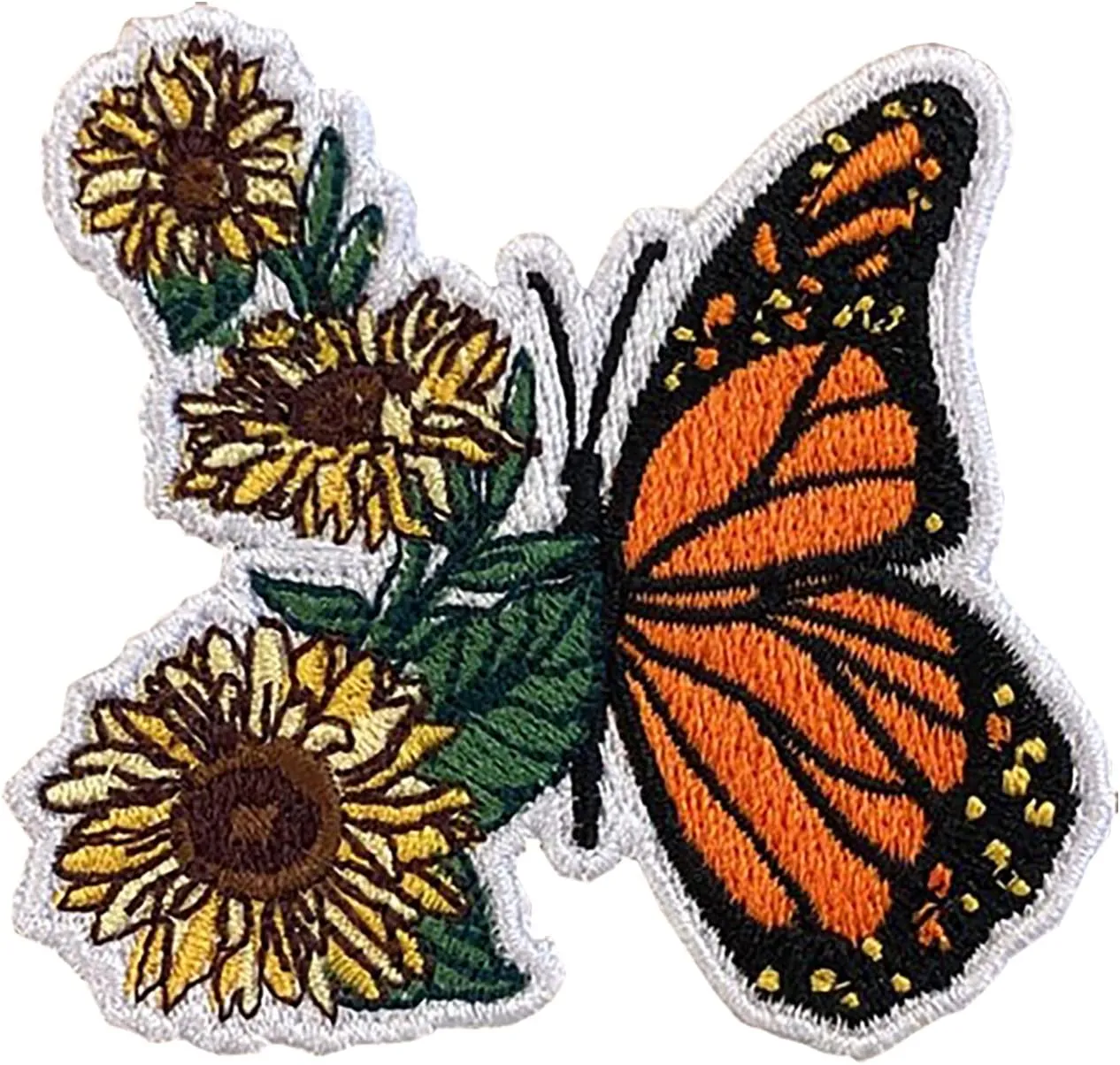Tervis Sunflower Butterfly Flyby Made in USA Double Walled Insulated Tumbler Travel Cup Keeps Drinks Cold & Hot, 16oz, Classic