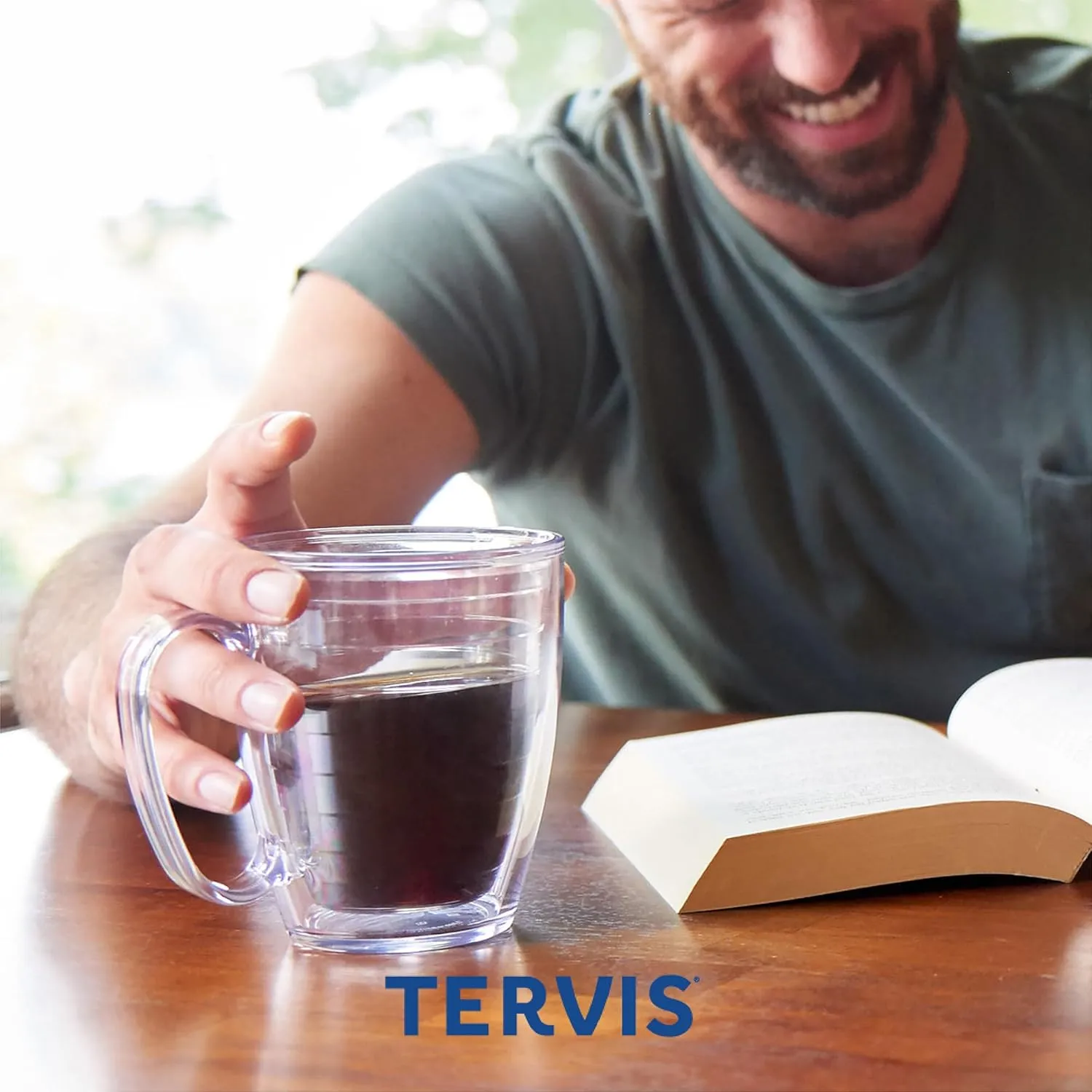 Tervis Trailer Bears Made in USA Double Walled Insulated Tumbler Travel Cup Keeps Drinks Cold & Hot, 16oz Mug, Clear