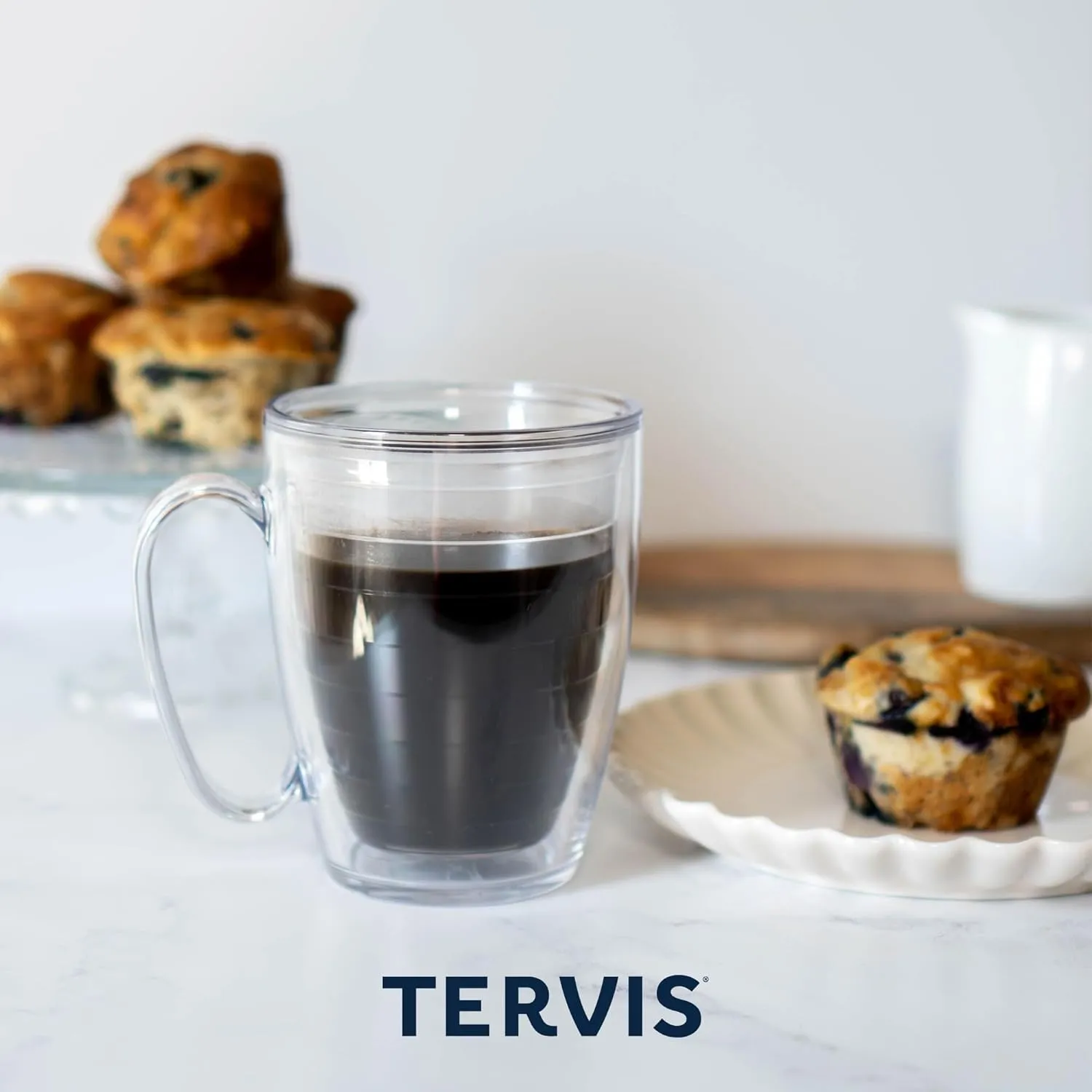 Tervis Trailer Bears Made in USA Double Walled Insulated Tumbler Travel Cup Keeps Drinks Cold & Hot, 16oz Mug, Clear