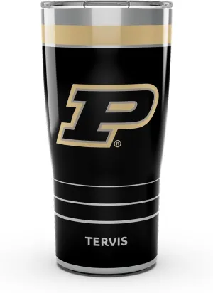 Tervis Traveler Purdue Boilermakers - MVP Triple Walled Insulated Tumbler Travel Cup Keeps Drinks Cold & Hot, 20oz, Stainless Steel