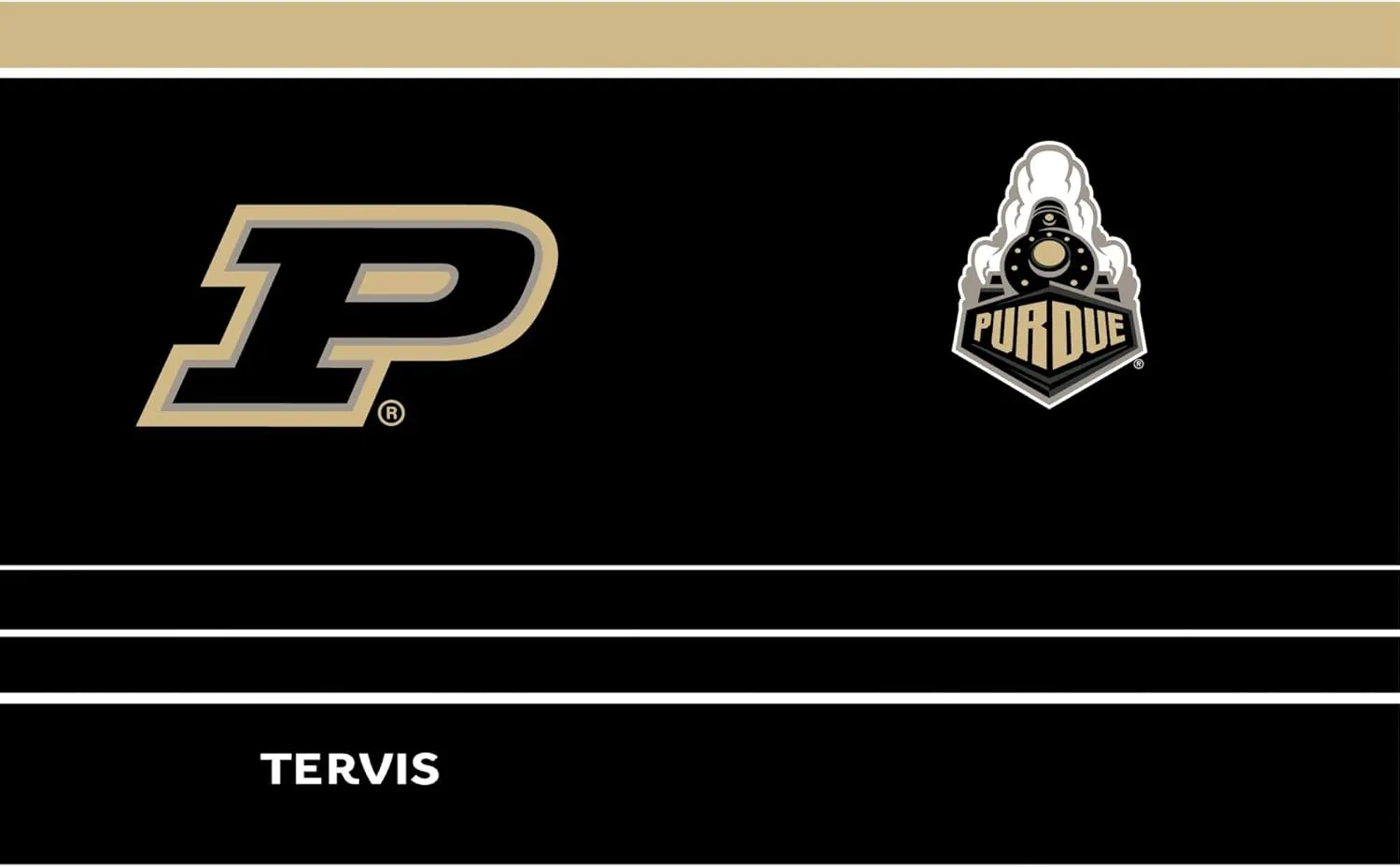 Tervis Traveler Purdue Boilermakers - MVP Triple Walled Insulated Tumbler Travel Cup Keeps Drinks Cold & Hot, 20oz, Stainless Steel