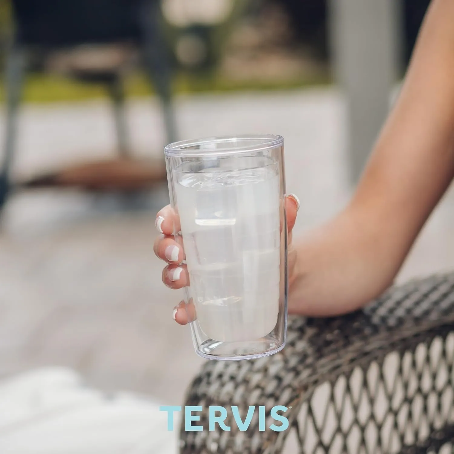 Tervis Wildflower Crystal Collection Made in USA Double Walled Insulated Tumbler Travel Cup Keeps Drinks Cold & Hot, 16oz, Sage and Dandelion