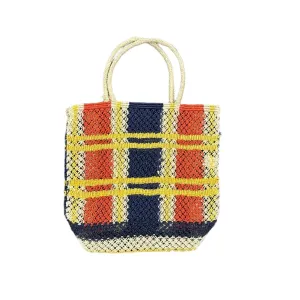 The Jacksons - TARTAN BAG - Palace Tartan - Scarlett / Yellow / Cobalt