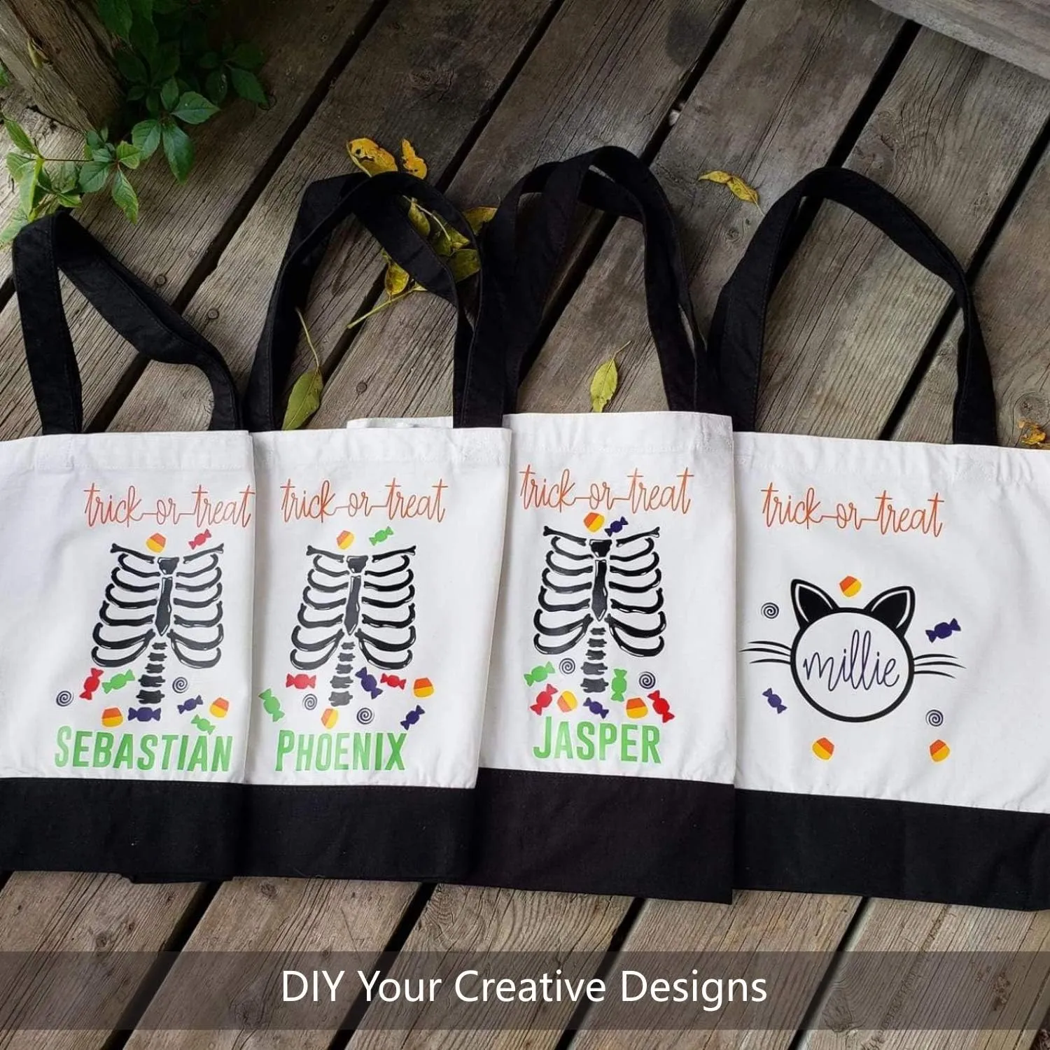 TOPDesign 1 | 3 | 6 | 12 | 24 Pack Super Strong Large 12oz Cotton Canvas Tote Bag, Reusable Grocery Shopping Cloth Bag, Fashionable Two-Tone Tote for Crafts, DIY Your Creative Designs (Pack of 1)