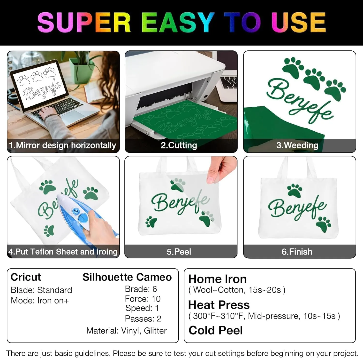TORC White Puff 3D HTV Vinyl Heat Transfer, 12" x10ft Iron-On for T-Shirts | Compatible with Cricut, Silhouette | Easy Cut & Weed, Crack-Resistant & Washable