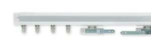 Track Only Assembled Set Cord or Hand Draw Complete Traverse Set (No Facia), Up to 12Ft Length (144")*