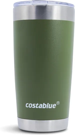 Travel Coffee Mug - 20 Oz. Stainless Steel Insulated Coffee Mug, Leak Proof Tumbler w/Dishwasher Safe Lid, Double Wall Travel Coffee Cup, Reusable Insulated Tumbler for Hot & Cold Beverages